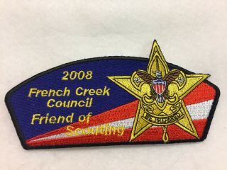Boy Scouts - French Creek Council - 2008 Friend Of Scouting Csp