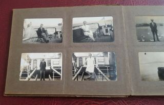 1920s Vintage Family Photograph Album - H.  M.  S Victory - Weymouth - Seaside Fun