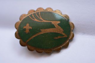 1933 Jamboree Hungary,  enamel button 4
