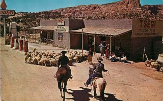 Roadside Postcard Tsegi Trading Post Gas Station,  Tsegi Canyon,  Arizona Navajos