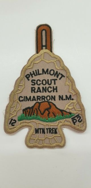 Philmont Mt.  Trek Ah - 308 Arrow Patch Psr Bsa