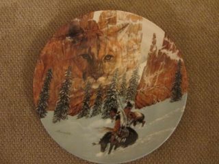 " Canyon Of The Cat " By Julie Kramer Cole - 1st Issue - Faces Of Nature Plate