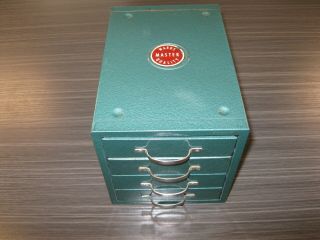 Vintage Wards Master Quality Parts Cabinet 28