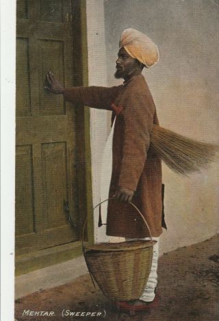 India,  Indian,  Mehtar,  Sweeper,  Social History,  India,  Asia,  C1912