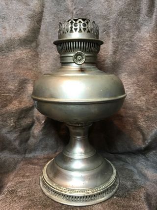 Antique Oil/kerosene Lamp.  Made By Rayo Pat Dates 1888 - 91.