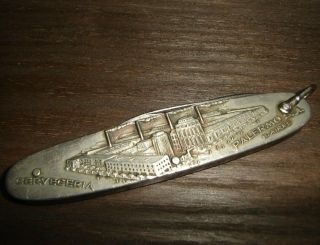 Vintage Rare Palermo Beer Pocket Knife Solingen Gabay Argentina Advertising
