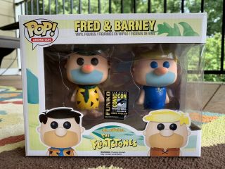 Funko Pop Fred & Barney,  The Flintstones,  Very Rare Only 480,  Sdcc,  2014