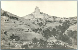 Navajo Indians Church Rock Gallup N.  M.  1917 Antique Real Photo Postcard Rppc