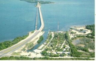 Vintage Postcard Big Pine Key Fishing Lodge - Florida Keys - 3 Available