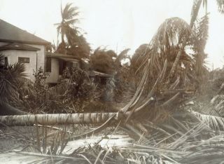 1928 Vintage Photo Category 5 Okeechobee Hurricane Damage San Juan Puerto Rico