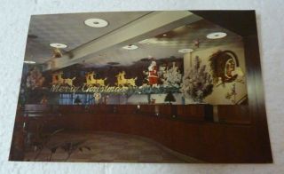 Vintage Christmas Wonderland Harold Gale Santa & Reindeer Wausau Wisconsin Wi