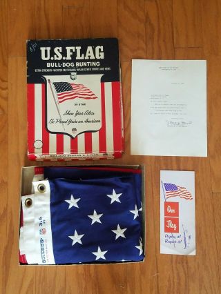 50 Star Flag Flown Over Usa Us Capitol 1969 3 