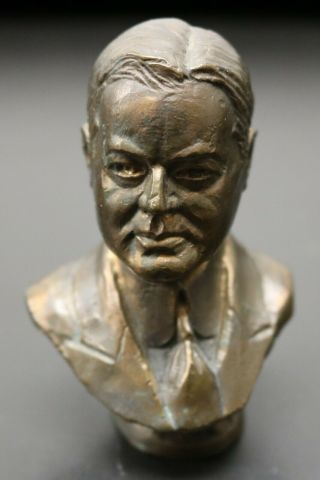Presidential Bronze Bust Herbert Hoover 1929 - 1933 Franklin 1977