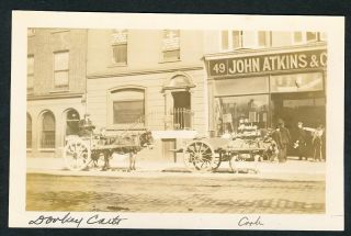 C.  1899 Downtown Cork,  Street Scene Ireland Vintage Photo