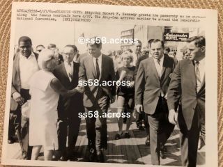 1964 Press Photo Atty - Gen Robert Kennedy In Nj,  Democratic National Convention