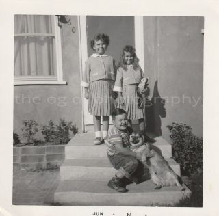 Dog Kids Boy Girls 1960 