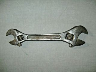 Vintage Double Sided Crescent Tool Co.  6 - 8 In.  Adjustable Wrench Made In Usa