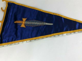 Vintage Order of the Eastern Star OES Flag Set 5 Star Points Masonic 2