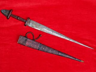 Antique North African Dagger Knife Blade Sword Saber Islamic Chad Libya Sudan