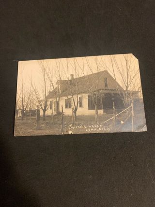 Vintage Rppc Postcard 1912 Boarding House Loma Colorado Grand Junction