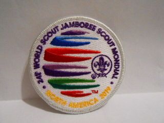 2019 World Jamboree Grey Border (rare) Official Ist Staff Patch