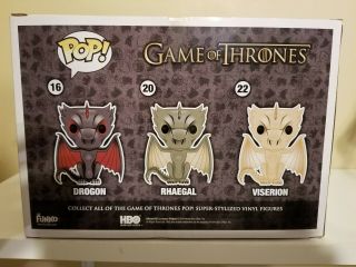 Funko Pop Game of Thrones Dragon 3 Pack 3