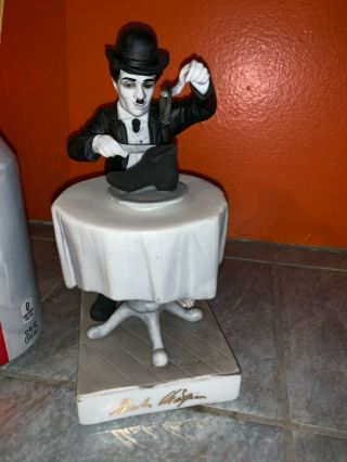 1988 Expressive Designs Charlie Chaplin Eating Shoe Figurine Great Entertainers