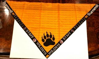 Sbr Seasonal/all Summer Staff Neckerchief 2019 24th World Scout Jamboree -