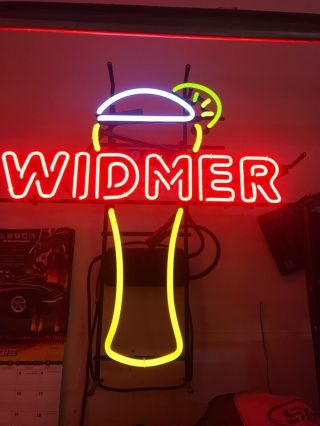 Widmer Beer Neon Light Sign 24x24”