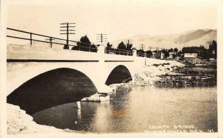 Rppc County Bridge Winnemucca Nevada Humboldt River 1912 Vintage Postcard