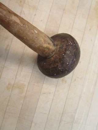 Rare Unique Antique Vintage Hammer,  macadam hammer 4