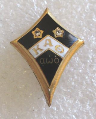 Vintage Kappa Alpha Theta ΚΑΘ Sorority Fraternity Pin Badge