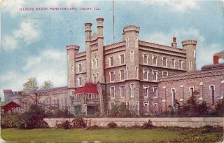 Vintage Postcard Illinois State Prison Joliet Medium Shot