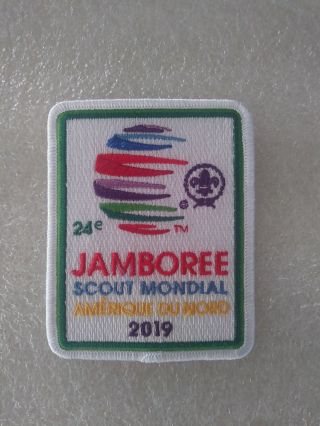 2019 World Jamboree Mexico Pocket Patch Scout Mondial Amerique Du Nord