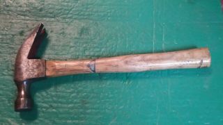 Rare Vintage Double Claw Hammer With Handle Miltby Sweden