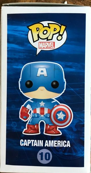 Marvel Captain America 10 Vaulted Funko Pop (The Avengers) VERY RARE Endgame 3