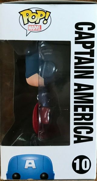 Marvel Captain America 10 Vaulted Funko Pop (The Avengers) VERY RARE Endgame 4