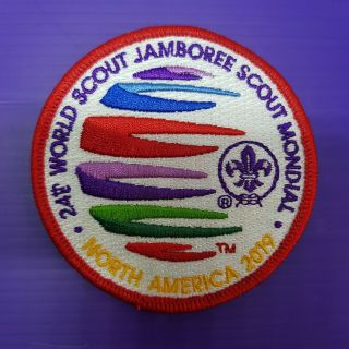 24th World Scout Jamboree 2019 Official Patch / Youth Participants (red)