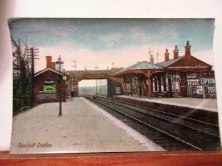 Tanshelf Railway Station,  Pontefract - Vintage Printed Postcard By Deacon