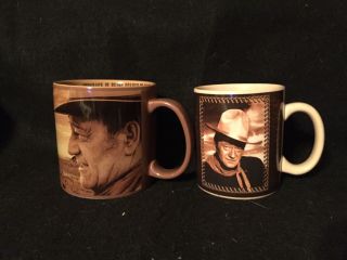 2 - Collectible John Wayne “the Duke” Coffee Cups