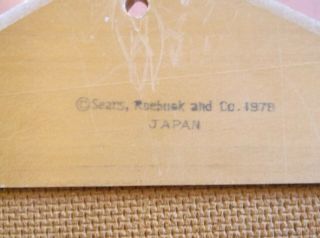 Vintage 70s Sears Merry Mushroom 3 Slot Letter Bill Mail Holder Vtg 5