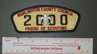 Boy Scout Burlington County Council Csp Sa - 22 5539hh