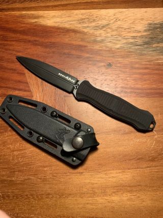 Benchmade 133bk Fixed Infidel D2 Dagger Black Blade