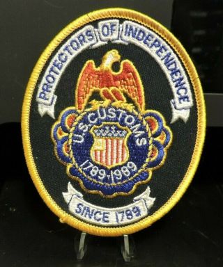 Patch Retired: U.  S Customs Uniform Patch