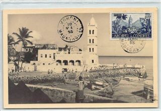 Comoros - Moroni - The Mosque - Maximum Card.