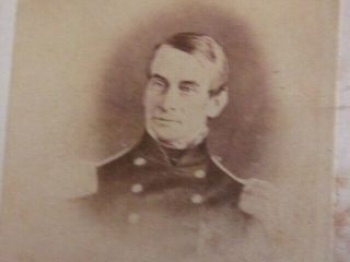 Civil War Fort Sumpter Major Robert Anderson Cdv Photograph