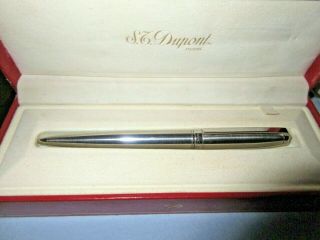 Fine St.  Dupont Ballpoint Pen Made In Paris France With Box