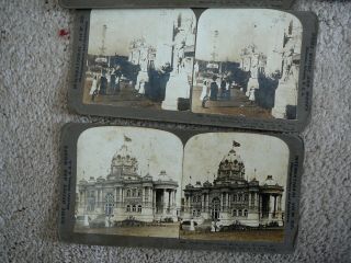 1904 ST LOUIS WORLDS FAIR - 16 BLACK & WHITE REAL PHOTO STEREOVIEW CARDS 8