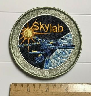 Skylab Nasa United States Space Station 4 " Round Embroidered Souvenir Patch