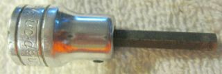 Vintage Snap - On Fa6a 3/8 " Drive 3/16 Hex Bit Socket Driver,  Allen Tool Fit,  Usa